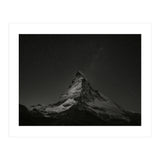 Matterhorn Switzerland Starry Night Mountain Photography (Print Only) thumbnail
