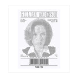 Receipt Art Gillian Anderson (Print Only) thumbnail