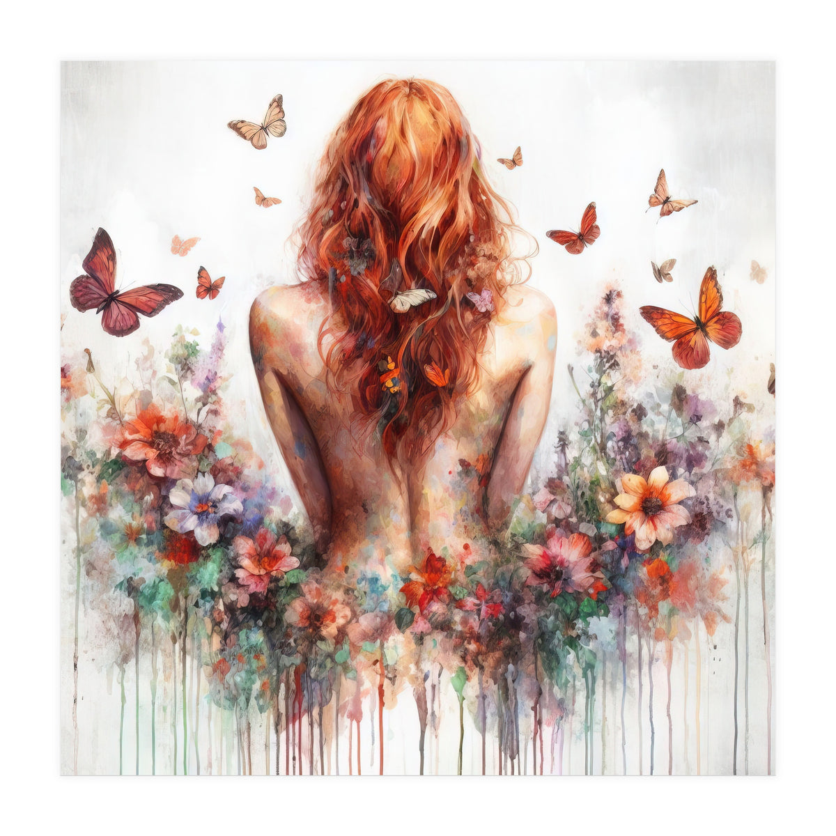 Butterfly Body In Bloom (Print Only)