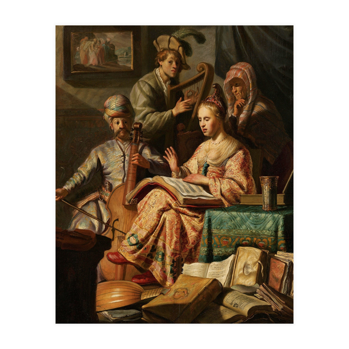Musical Company – Rembrandt (1626) (Print Only)