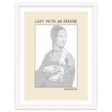 Lady With An Ermine – Leonardo Da Vinci Ascii Art thumbnail