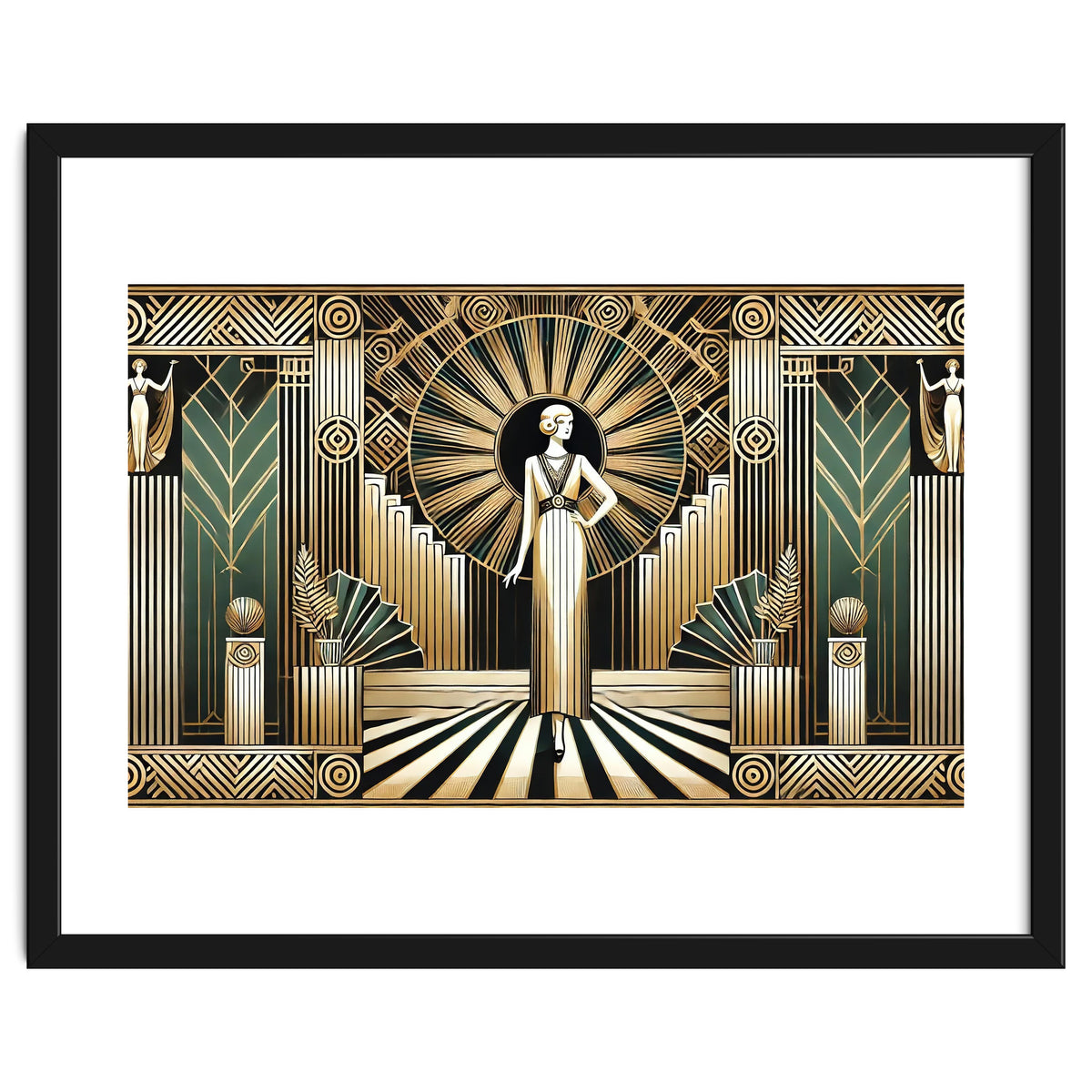 Golden Twenties Flair In Art Deco