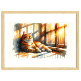 Cat Relaxing In Sunlight thumbnail