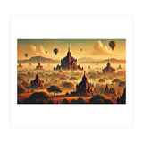 Vintage Bagan Poster, Myanmar (Print Only) thumbnail