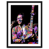 Chuck Berry Rock and Roll Guitarist Colorful thumbnail