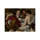 Caravaggio – The Musicians (c.1595) (Print Only) thumbnail