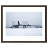 First aid house in the winter seascape thumbnail