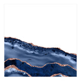 Navy & Rose Gold Agate Texture 20 (Print Only) thumbnail