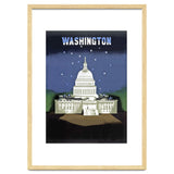 Washington, White House at Night thumbnail