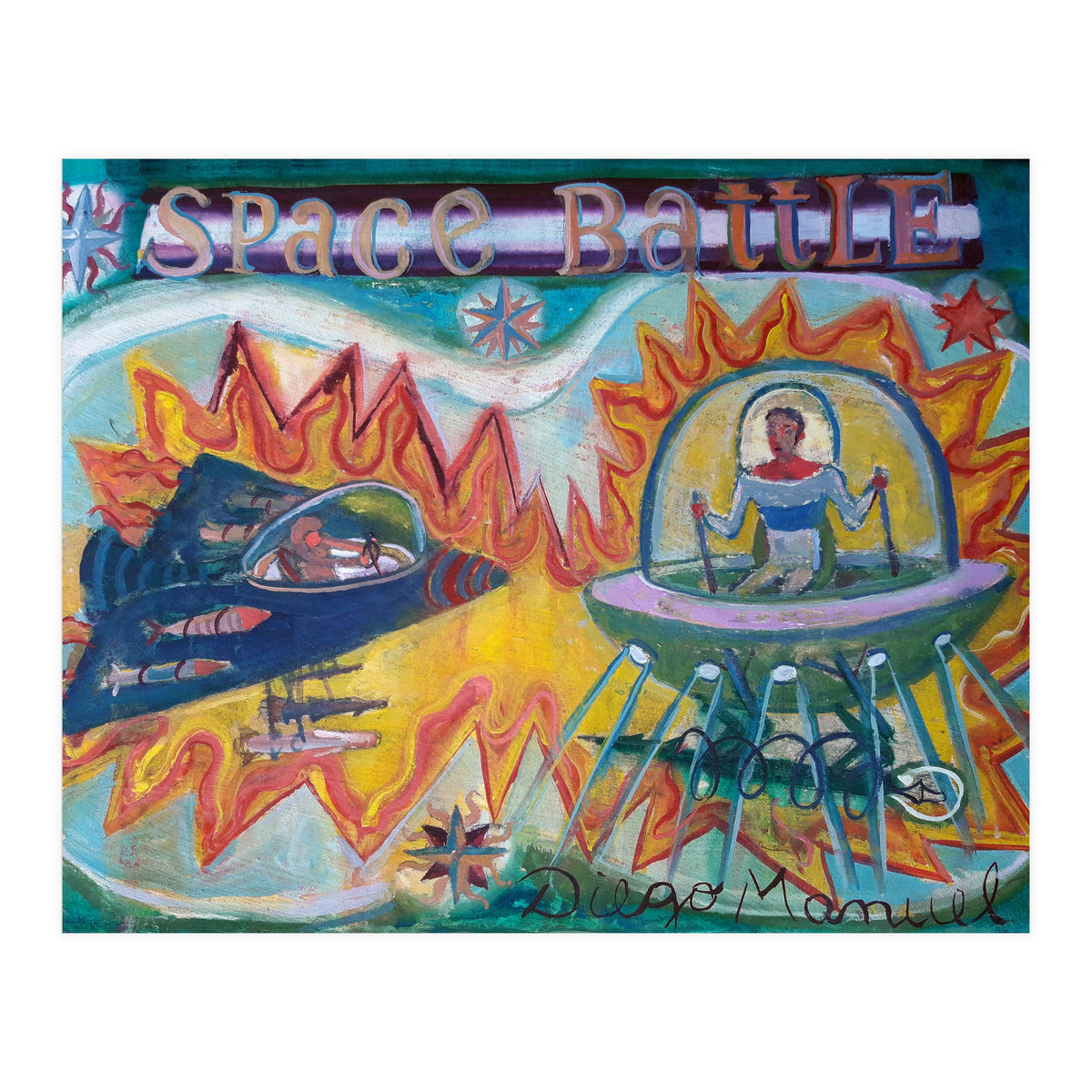 Space Battle 3 (Print Only)