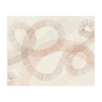 calming essentials Curved Lines  sand (Print Only)