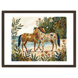 Horses In Blooming Paradise thumbnail