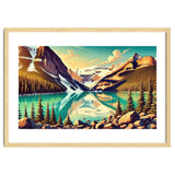 Vintage Lake Louise Banff Poster, Canada thumbnail
