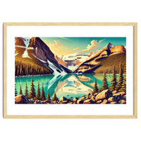 Vintage Lake Louise Banff Poster, Canada