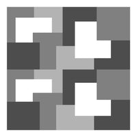 Grey Abstract Square Tiles (Print Only)
