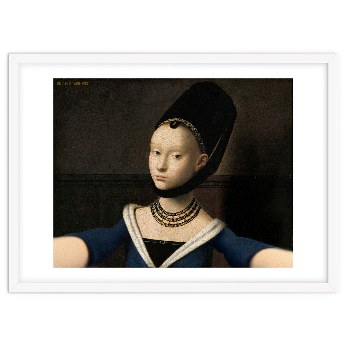 Petrus Christus  - Young Woman - Selfie