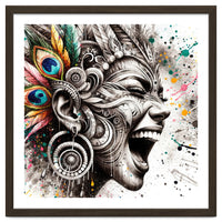 Carnival Scream Portrait