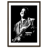 Cannonball Adderley American Jazz Saxophonist in Grayscale thumbnail