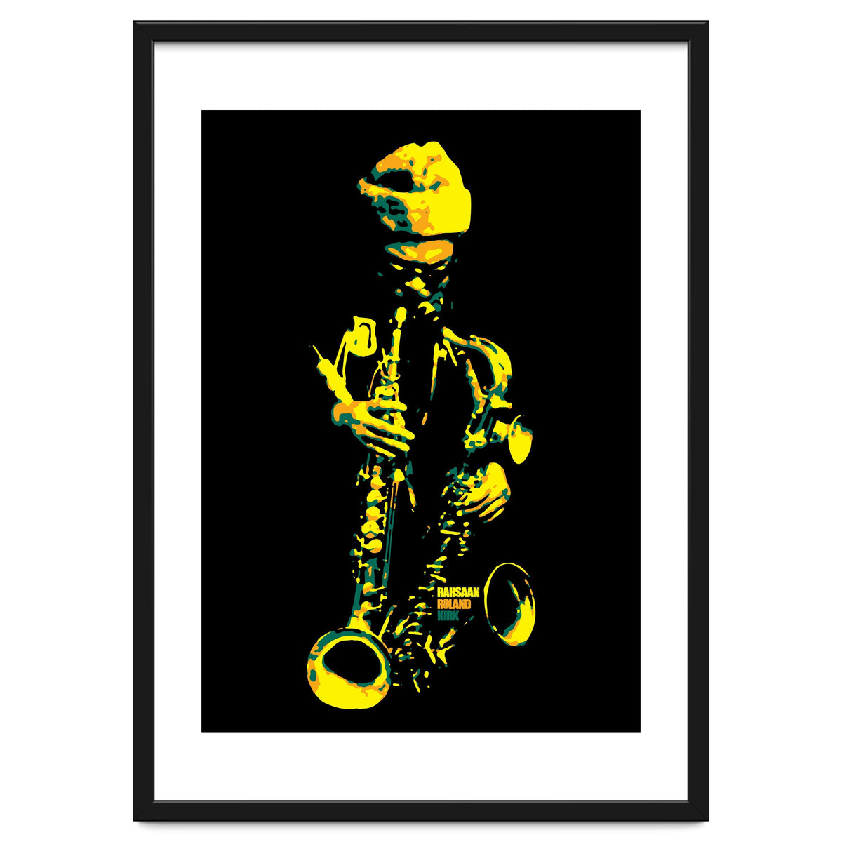 Rahsaan Roland Kirk in Pop Art
