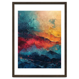 Abstract Textured Mountain Landscape thumbnail