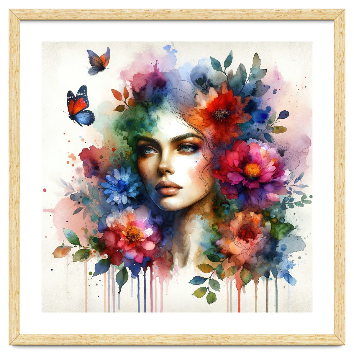 Ethereal Floral Portrait