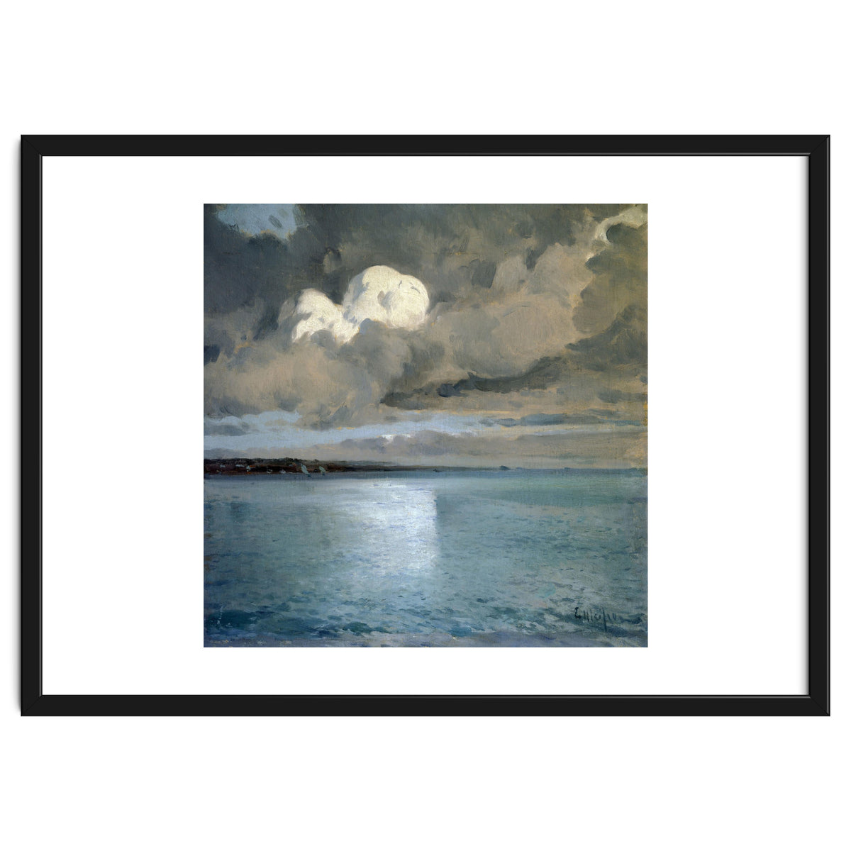 SEA LANDSCAPE OF CADAQUES ("MARINA DE CADAQUES") - OIL ON TABLE - 70X71 CM.