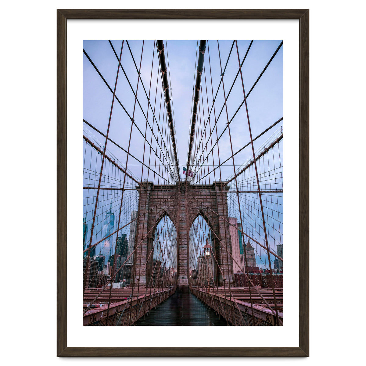 Brooklyn Bridge at Dawn, Iconic New York City Photography
