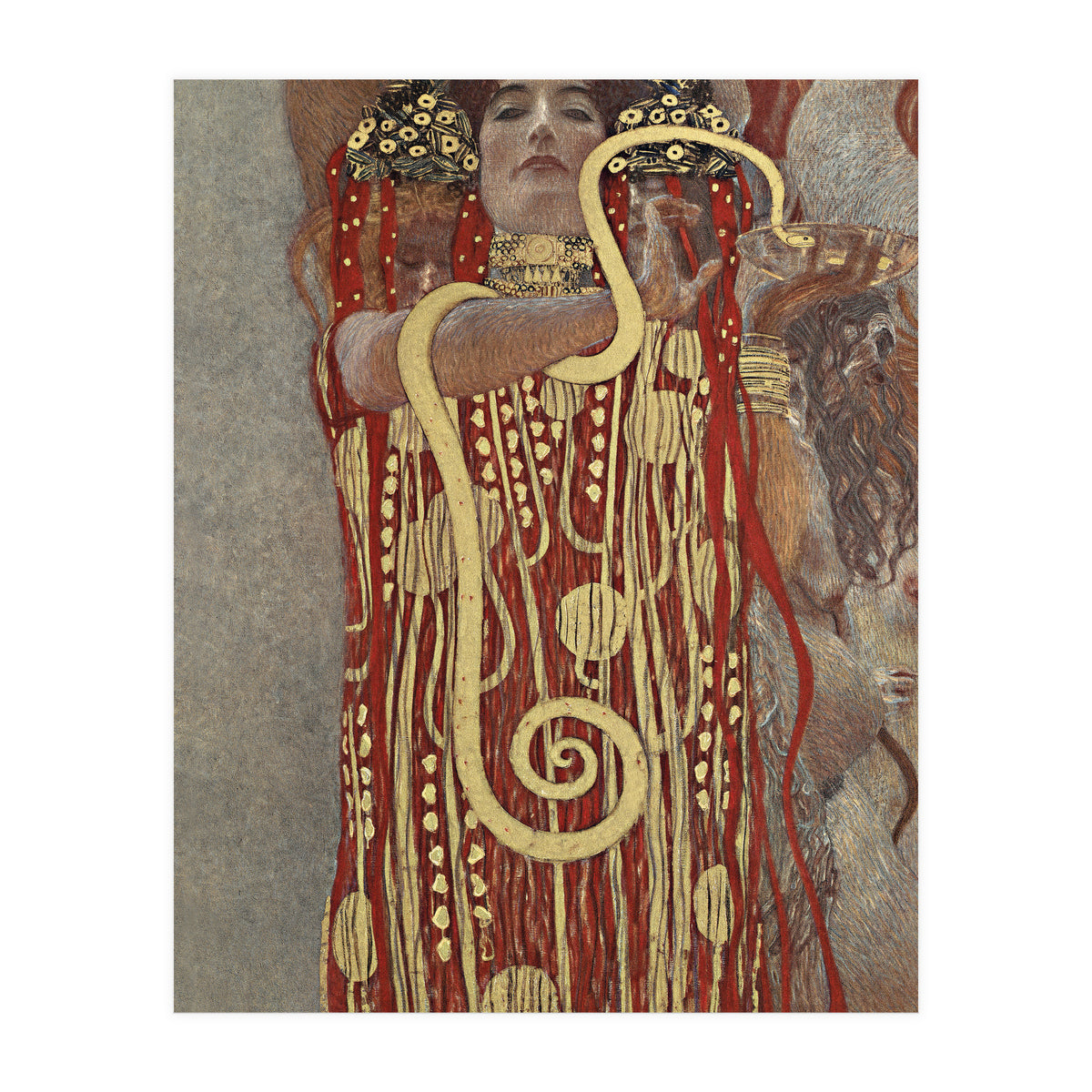 Gustav Klimt – Hygieia (1907) | Iconic Art Nouveau Masterpiece (Print Only)