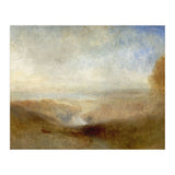 'Landscape with a River and a Bay in the Background', 1835, Oil on canvas, 123 x 93 cm. (Print Only) thumbnail