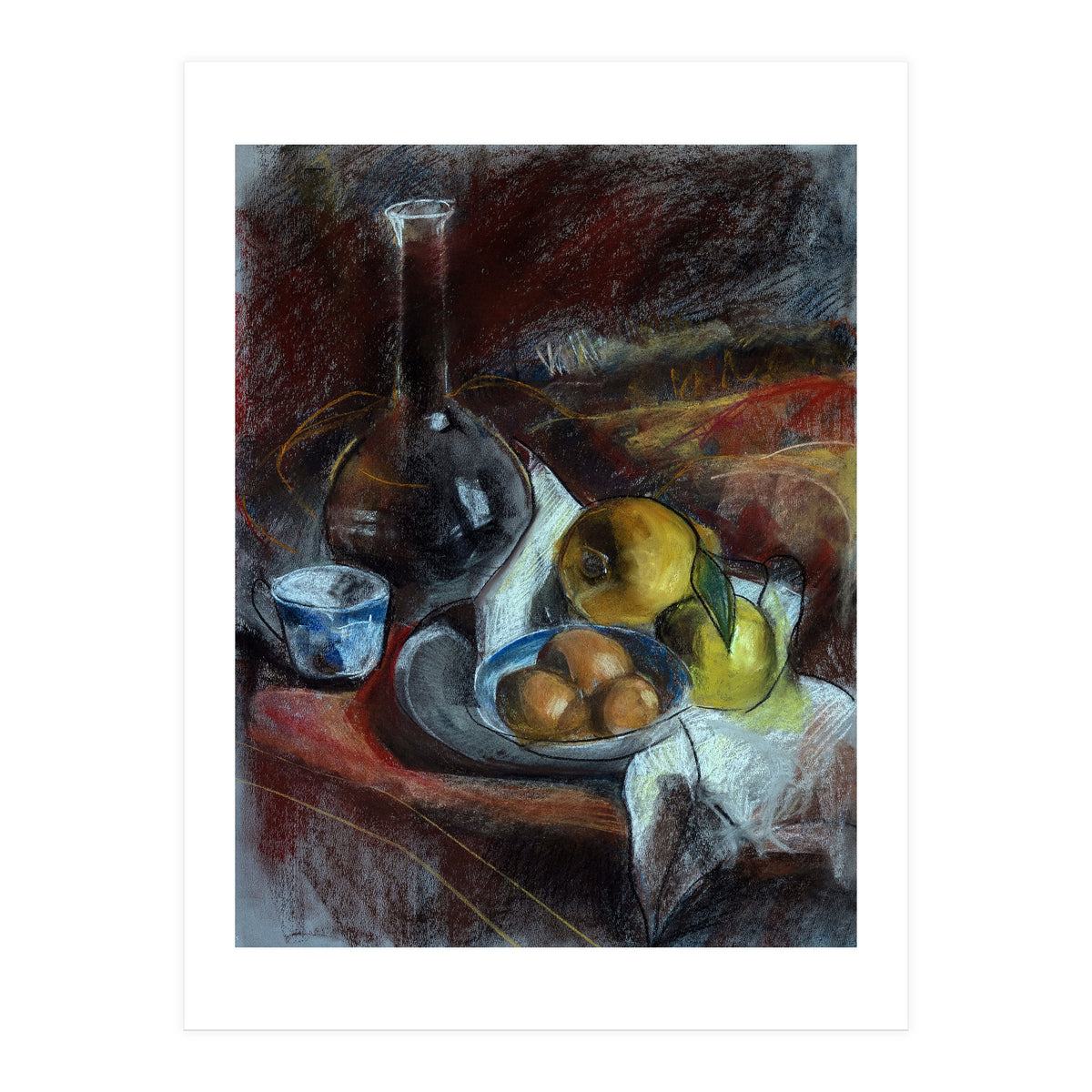 Eggs and Juicy fruits (Print Only)