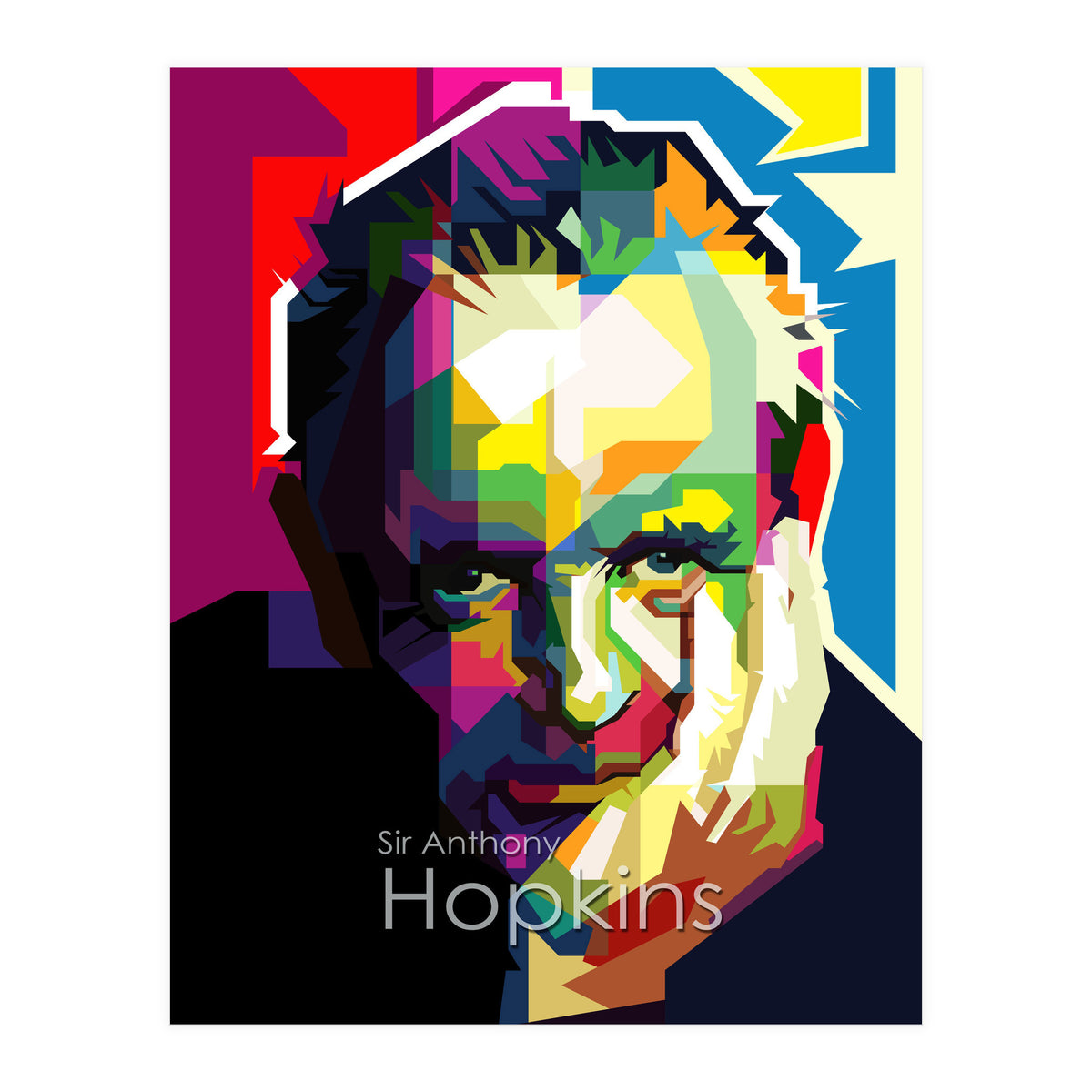 Sir Anthony Hopkins Pop Art WPAP (Print Only)