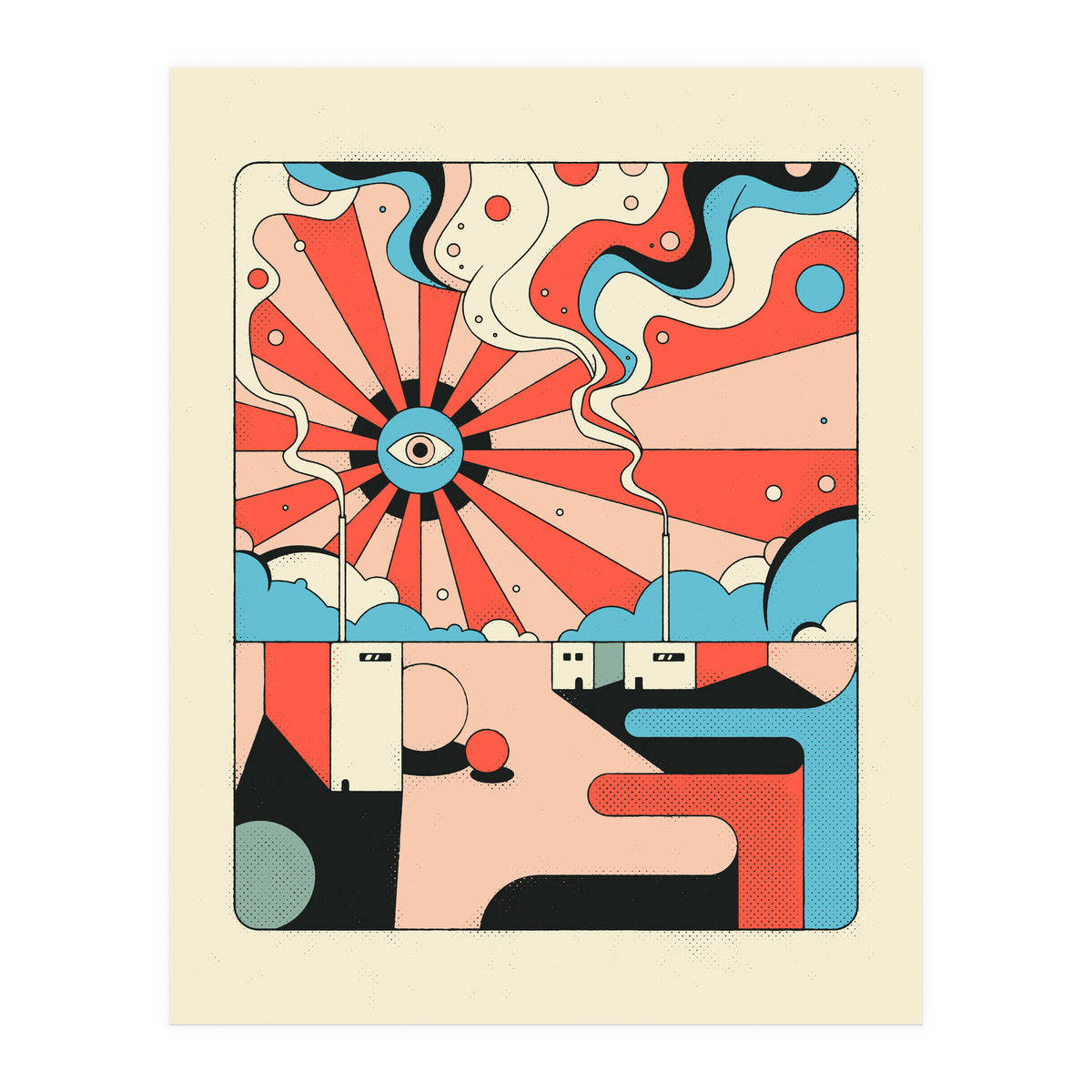 PSYCHEDELIC SUNRISE (Print Only)