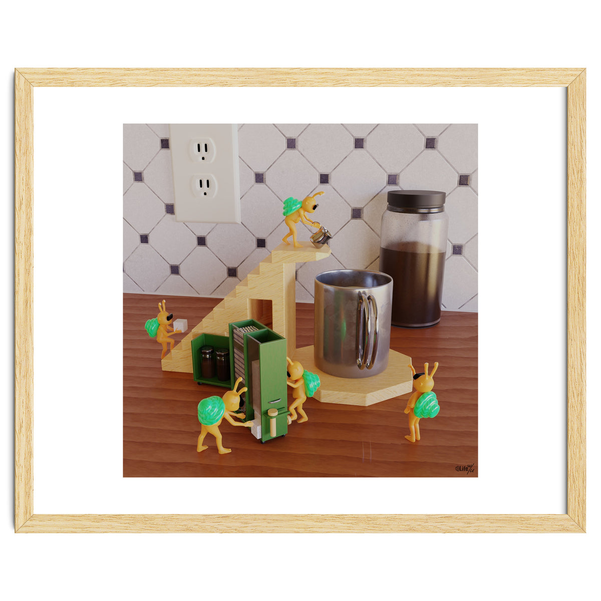 Coffee Support - angle #1 (Lwuba 038 Coffee Support 01)