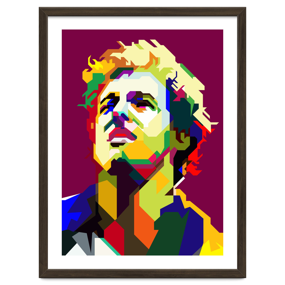 Bruce Springsteen Pop Art WPAP