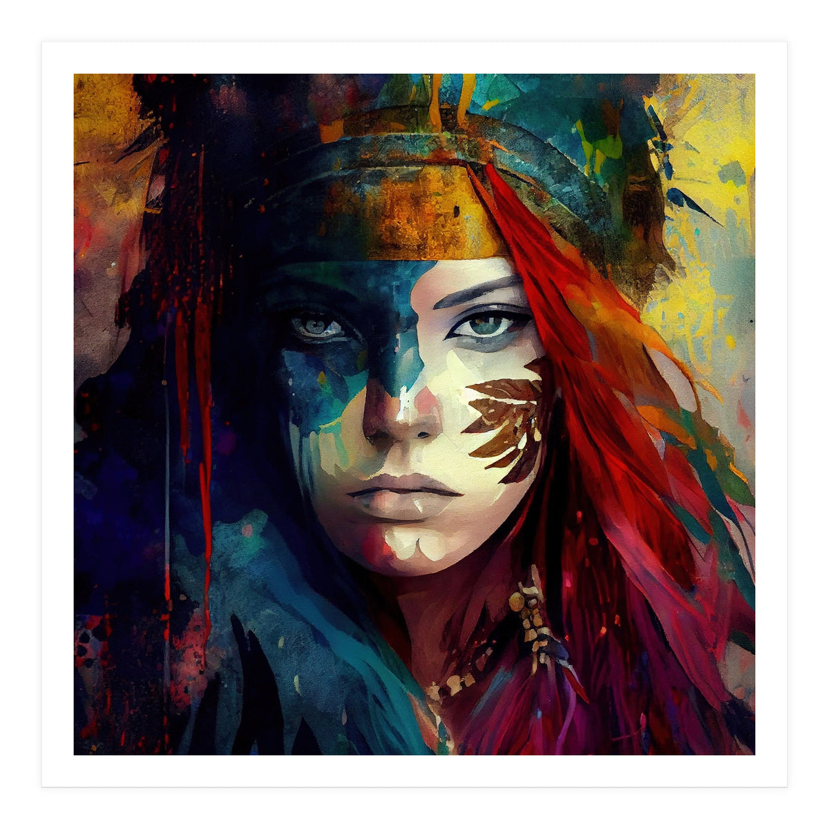 Powerful Warrior Woman #10 (Print Only)