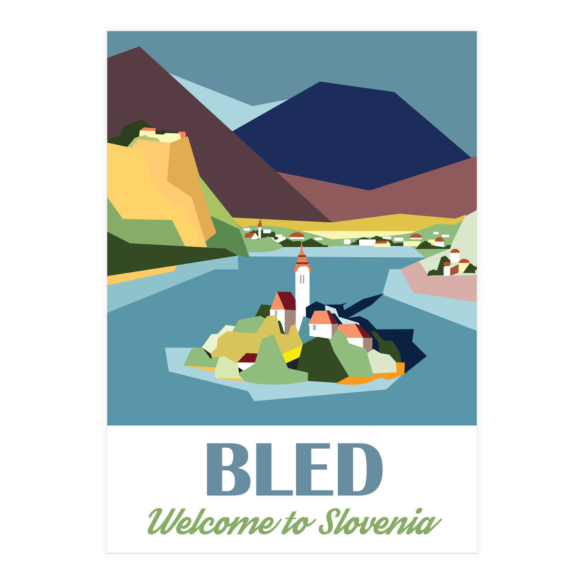 Bled, Welcome To Slovenia (Print Only)