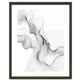 Abstract Black And White Flowing Lines thumbnail