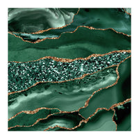Agate Glitter Ocean Texture 16 (Print Only)