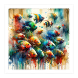 Colorful Aquarium Fish (Print Only) thumbnail