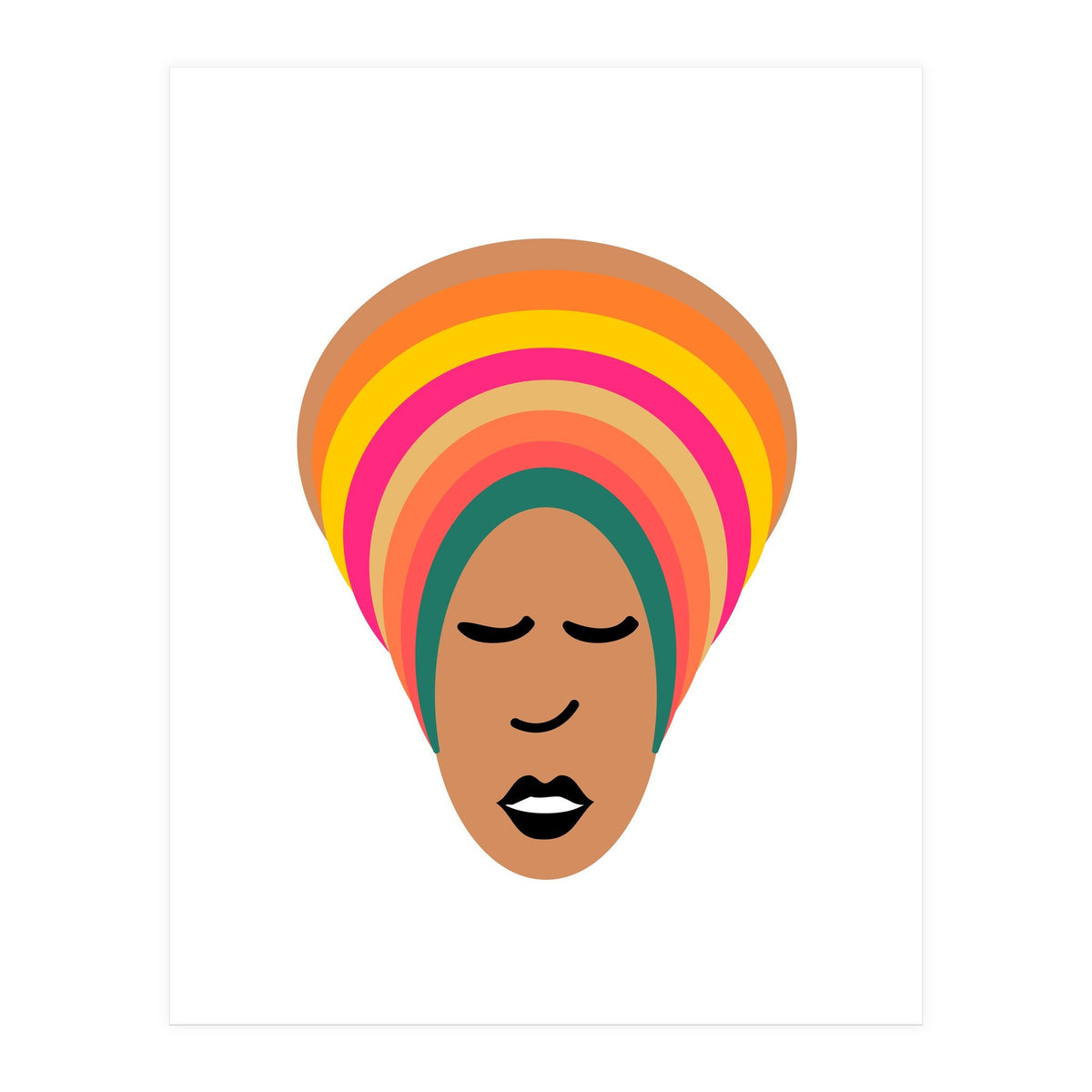 Beutiful Black African Woman (Print Only)