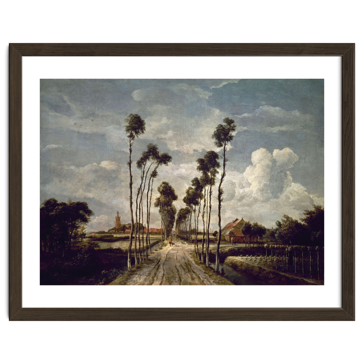 'The Avenue at Middelharnis', 1689, Oil on canvas, 103 x 141 cm.