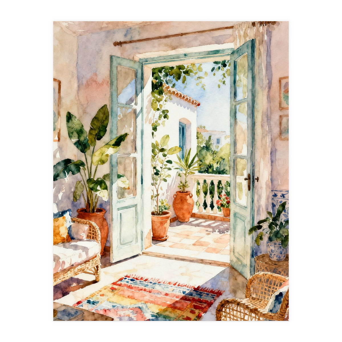 Matisse Inspired Living Room (Print Only)