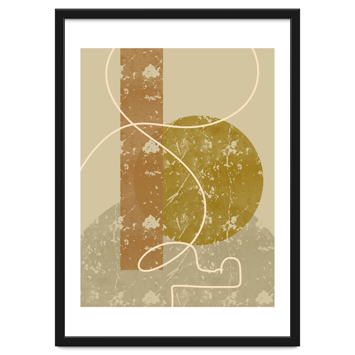 Interaction of Shapes and Lines