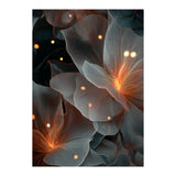 Ethereal Glowing Flora: Abstract Translucent Petals (Print Only) thumbnail