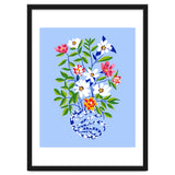 The Floopy Planter, Abstract Flower Pot Illustration, Pop Bohemian Eclectic Botanical, Flower Colorful Blossom thumbnail