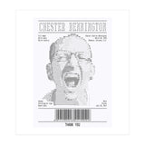 Receipt Art Chester Bennington (Print Only) thumbnail