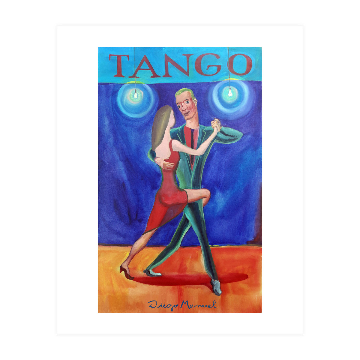 Afiche De Tango  (Print Only)