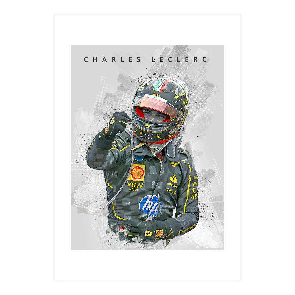 Charles Leclerc (Print Only)