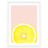 Lemon Slice, Fresh Citrus Kitchen Summer Art thumbnail