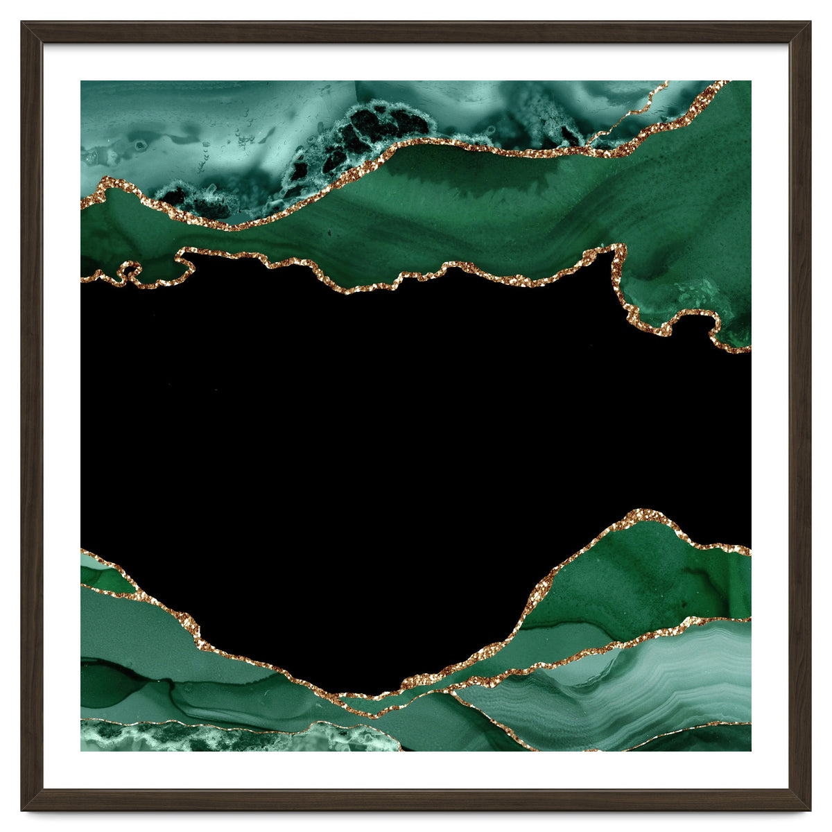 Emerald & Gold Agate Texture 03